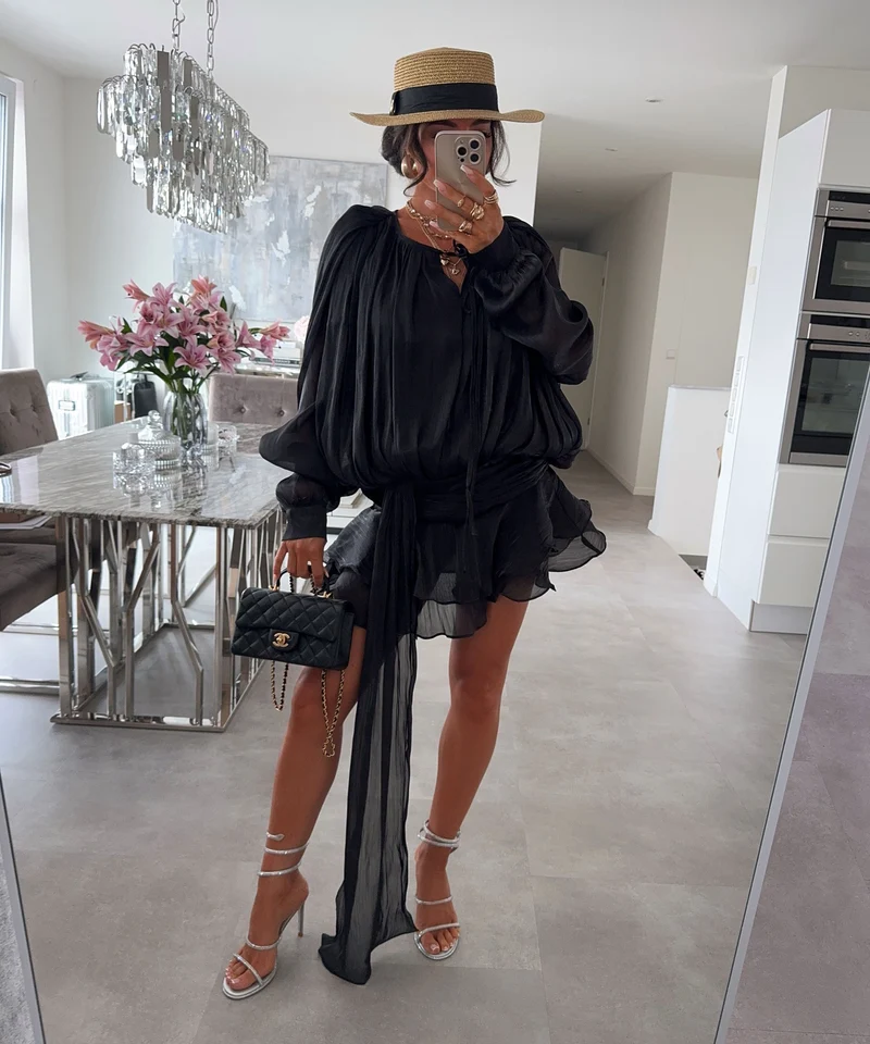 Mini Kleid Laisa Schwarz