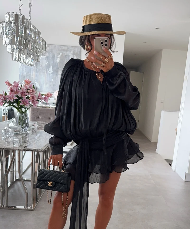 Mini Kleid Laisa Schwarz