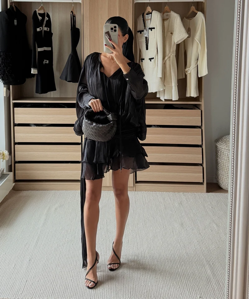 Mini Kleid Laisa Schwarz