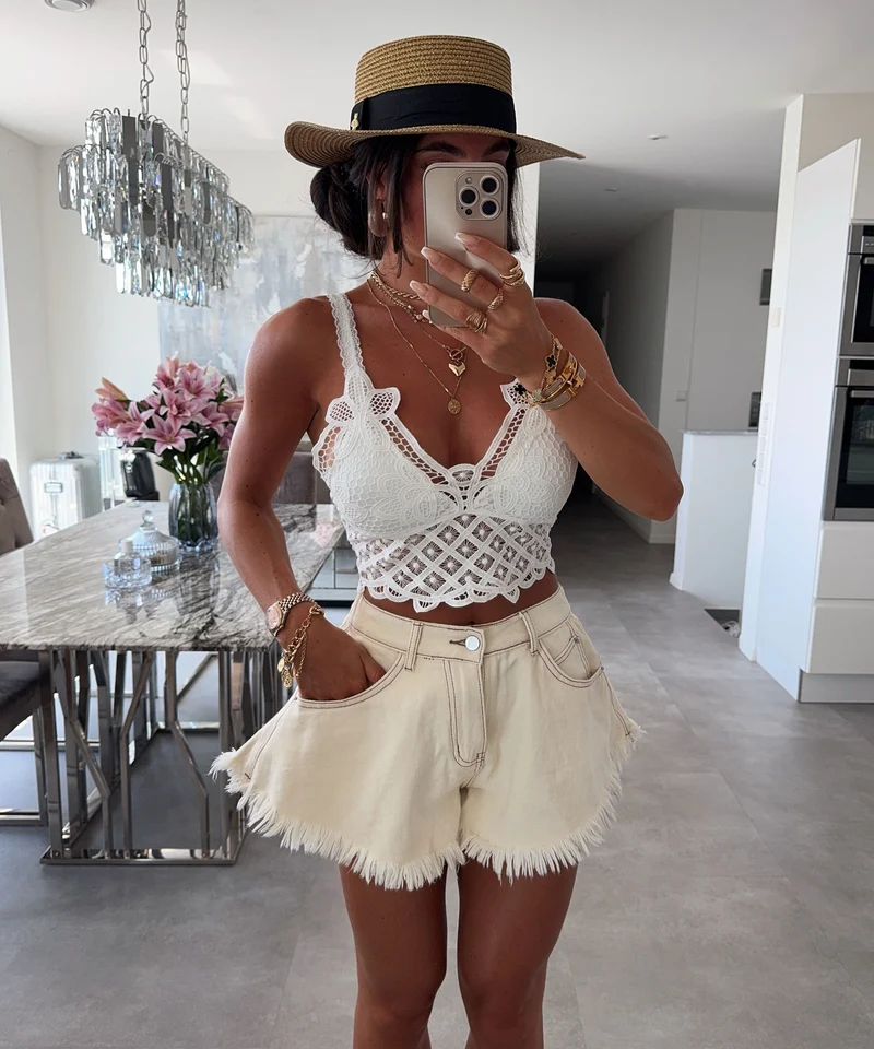 Shorts Fee Beige