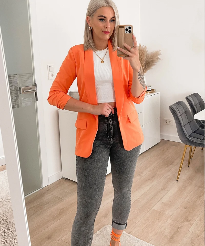 Blazer Mykonos Orange