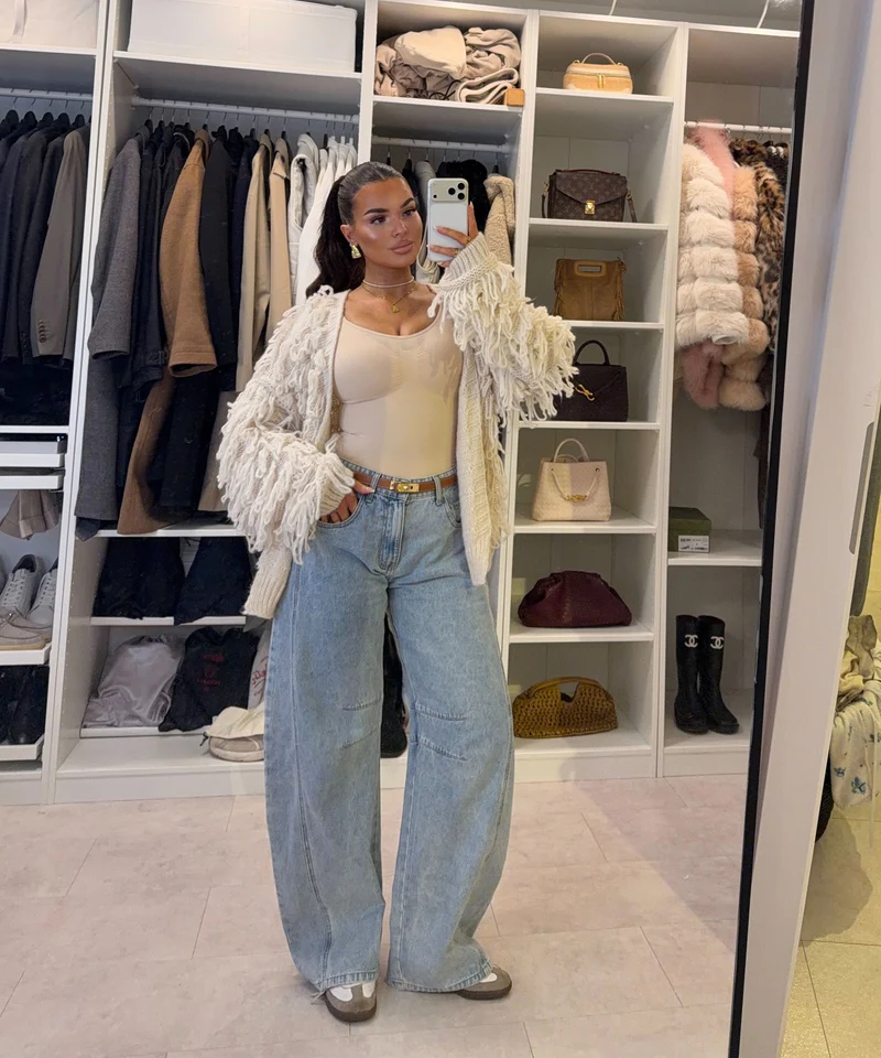 Stretch Balloon Jeans Elfi Hellblau