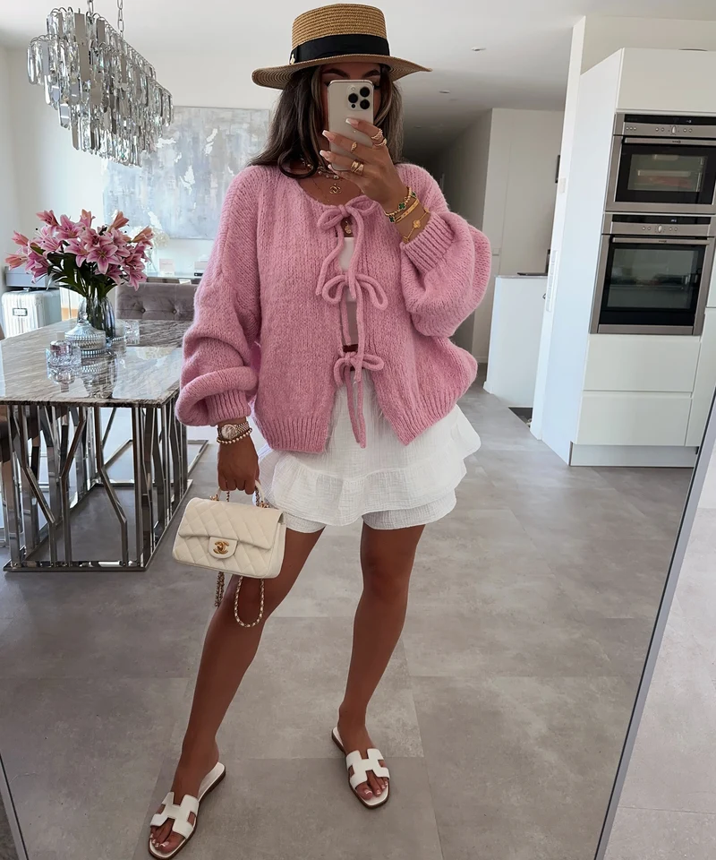 Cardigan Schleife Fia Rosa