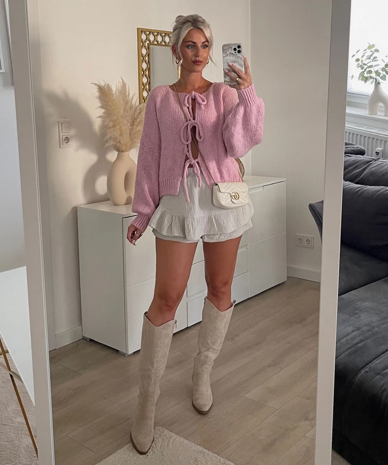 Cardigan Schleife Fia Rosa