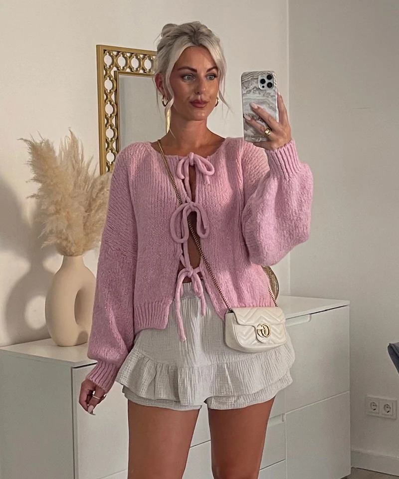 Cardigan Schleife Fia Rosa