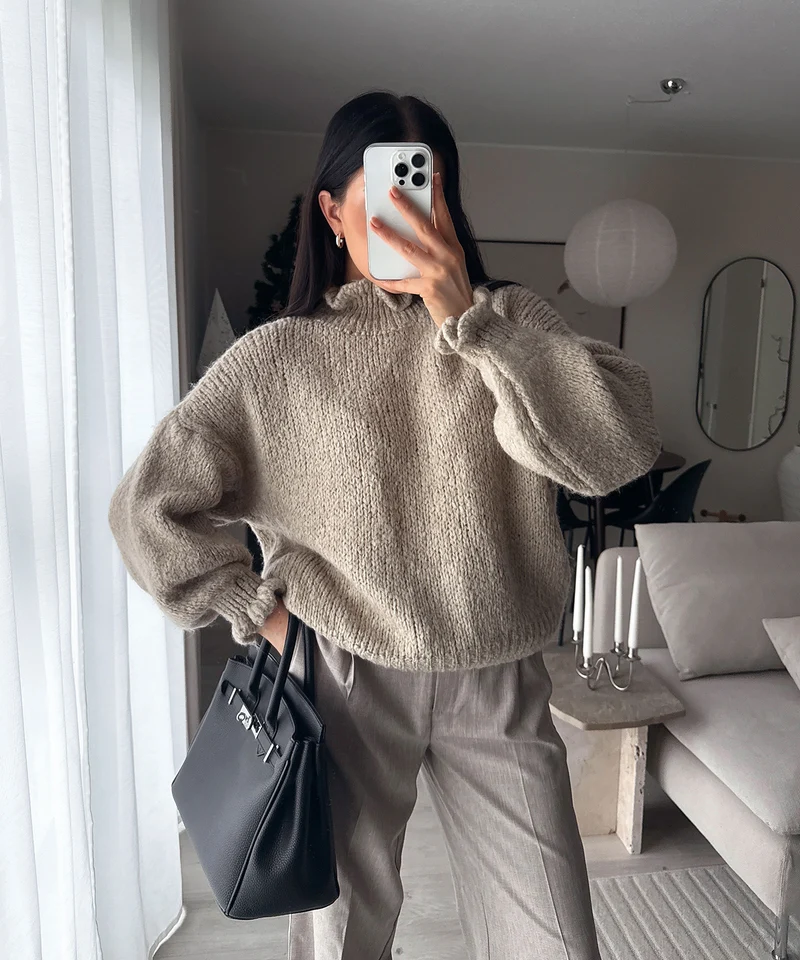 Pullover Caja Taupe