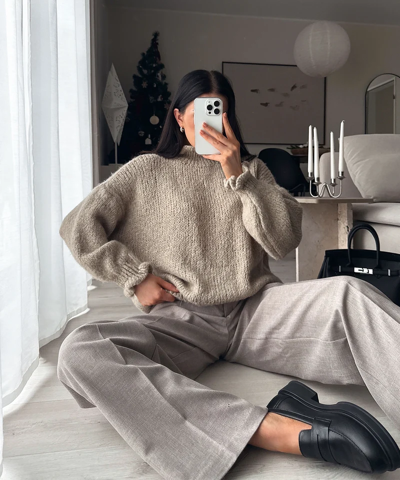 Pullover Caja Taupe