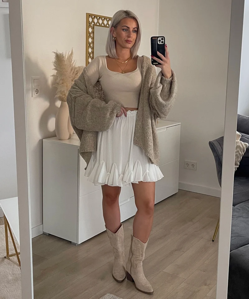 Cardigan Ray Taupe